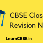 Revision Notes for Class 12