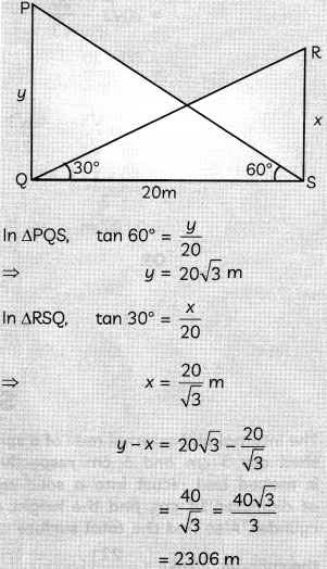 CBSE Sample Papers for Class 10 Maths Standard Term 2 Set 1 with Solutions 16