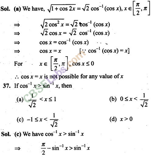 NCERT Exemplar Class 12 Maths Chapter 2 Inverse Trigonometric Functions Img 30