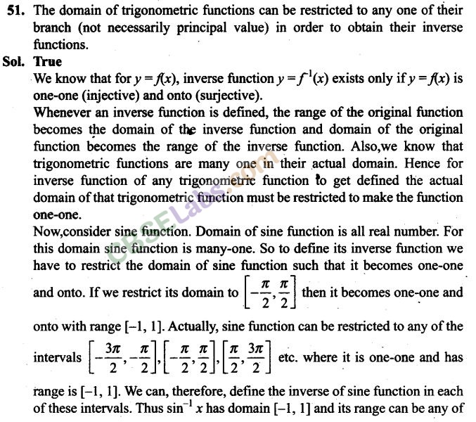 NCERT Exemplar Class 12 Maths Chapter 2 Inverse Trigonometric Functions Img 40