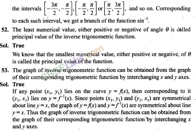 NCERT Exemplar Class 12 Maths Chapter 2 Inverse Trigonometric Functions Img 41