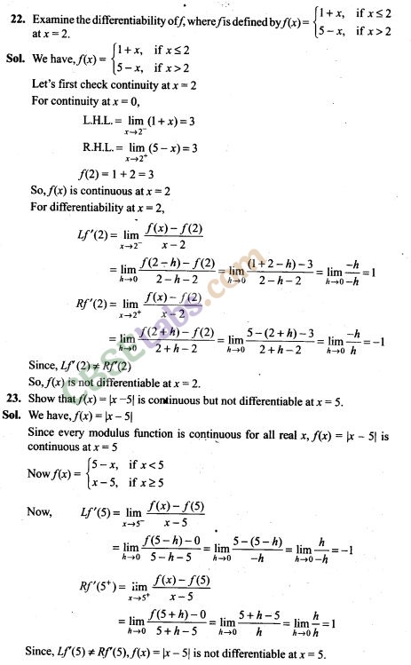 NCERT Exemplar Class 12 Maths Chapter 5 Continuity and Differentiability Img 12