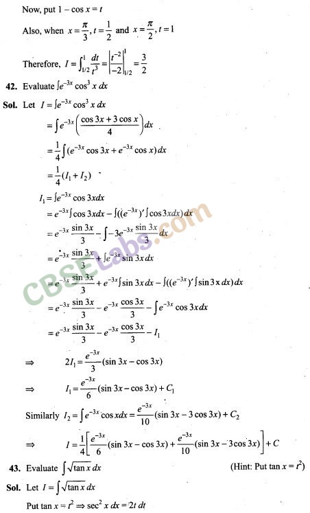 NCERT Exemplar Class 12 Maths Chapter 7 Integrals Img 20