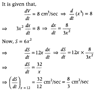 Application of Derivatives Class 12 Important Questions Chapter 6 4