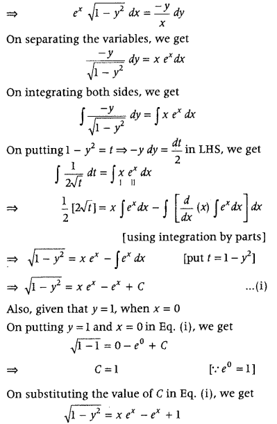 Differential Equations Class 12 Important Questions Chapter 9 43