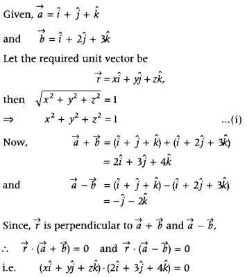 Vector Algebra Class 12 Maths Important Questions Chapter 10 75